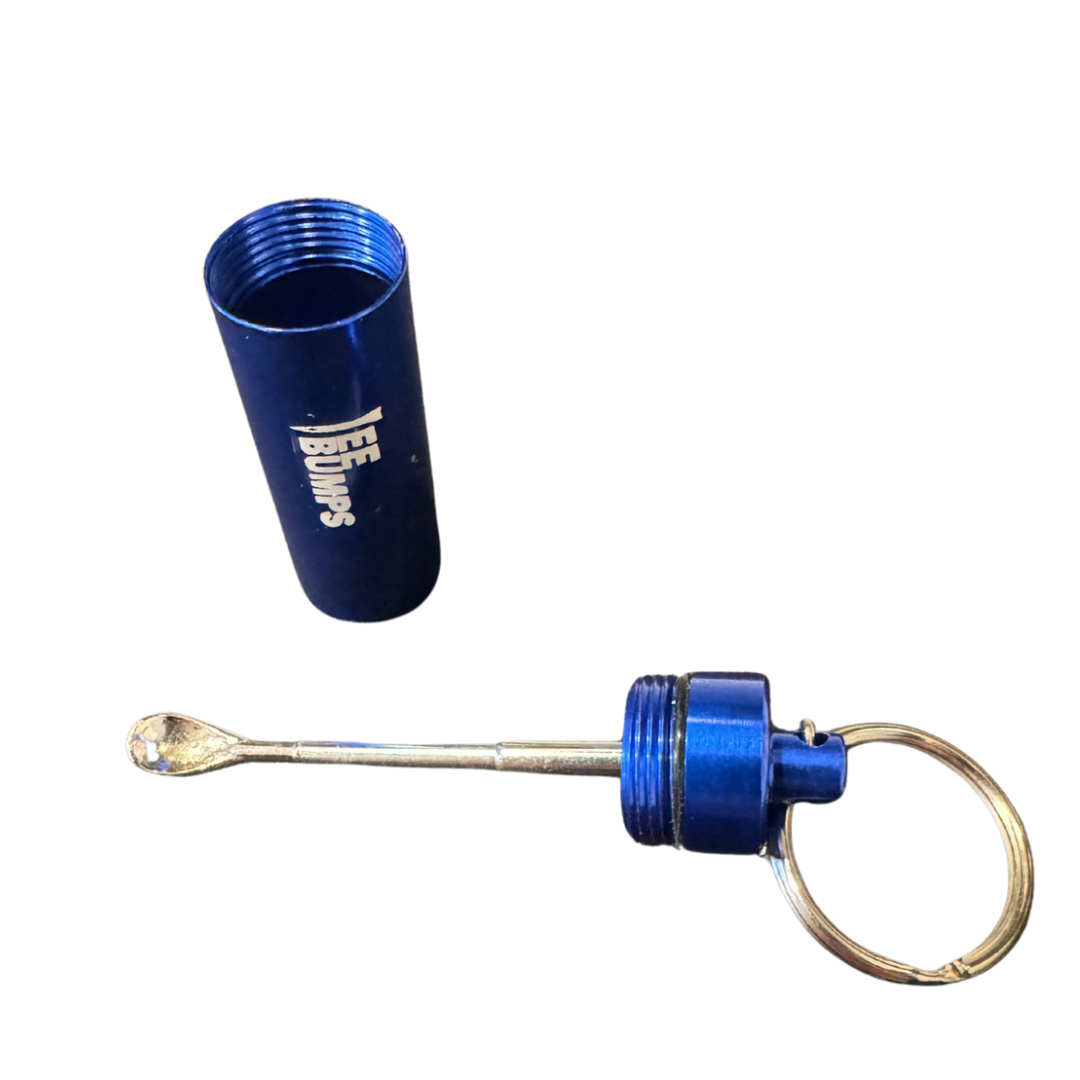 Tee Bumps™️ Divot Sand Spoon Keychain - Blue
