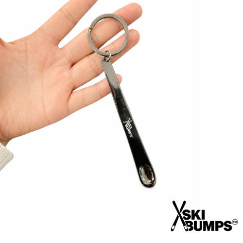 Ski Bumps Powder Scoop Keychain