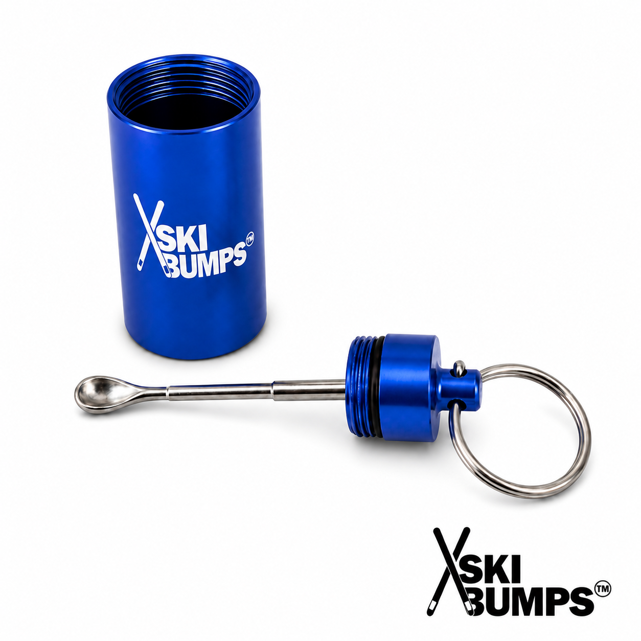 Ski Bumps Powder Spoon Keychain