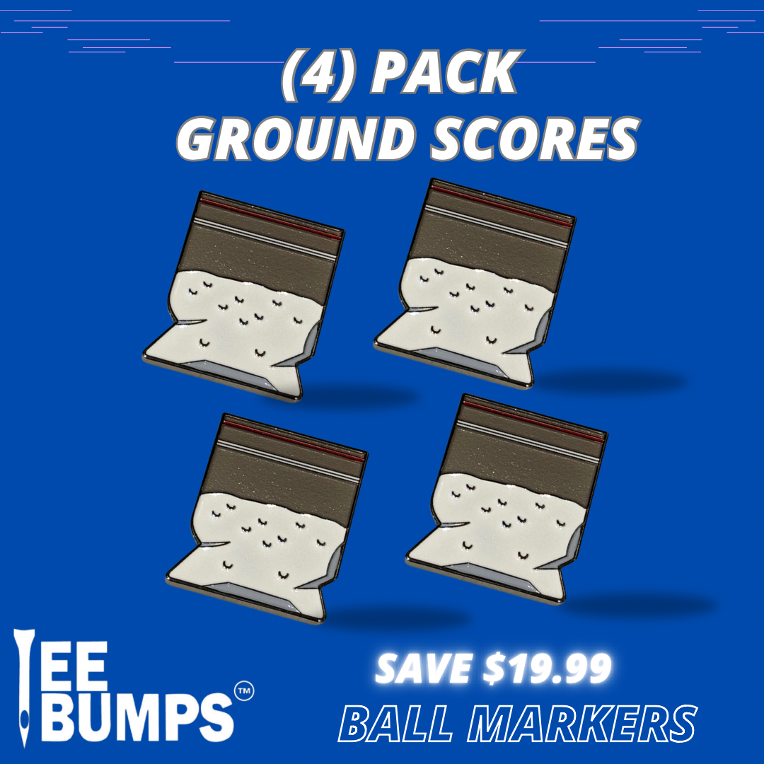 (4) Pack Ground Score Ball Markers