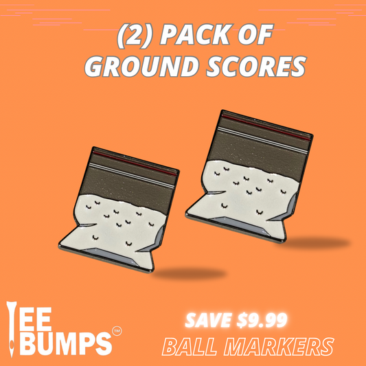 (2) Pack Ground Score Ball Markers