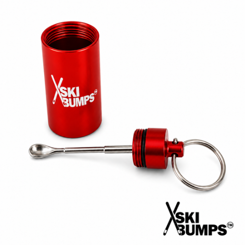 Ski Bumps Powder Spoon Keychain