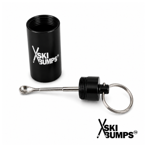 Ski Bumps Powder Spoon Keychain